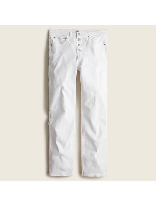 J.Crew 10" vintage slim-straight jean in white