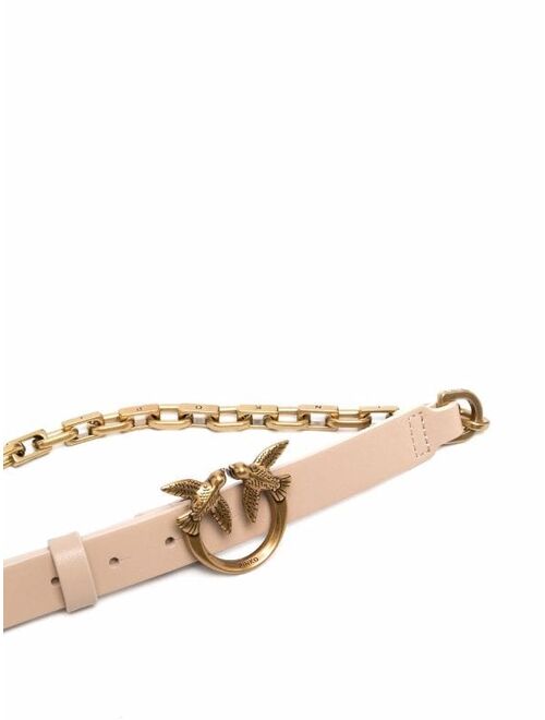 Pinko Love Birds chain belt