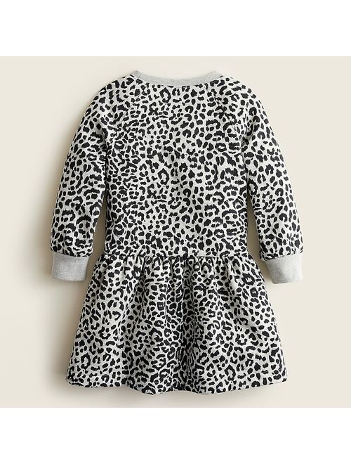 J.Crew Girls' fleece drop-waist dress