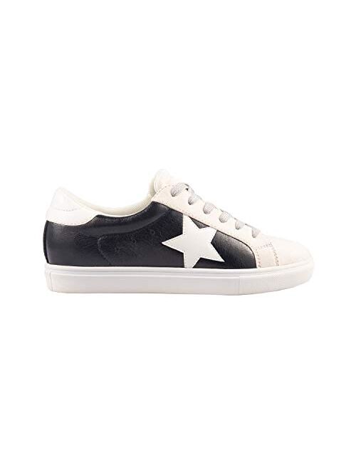 PARTY Women's Fashion Star Sneaker Lace Up Low Top Comfortable Cushioned golden goose dupes Walking Shoes