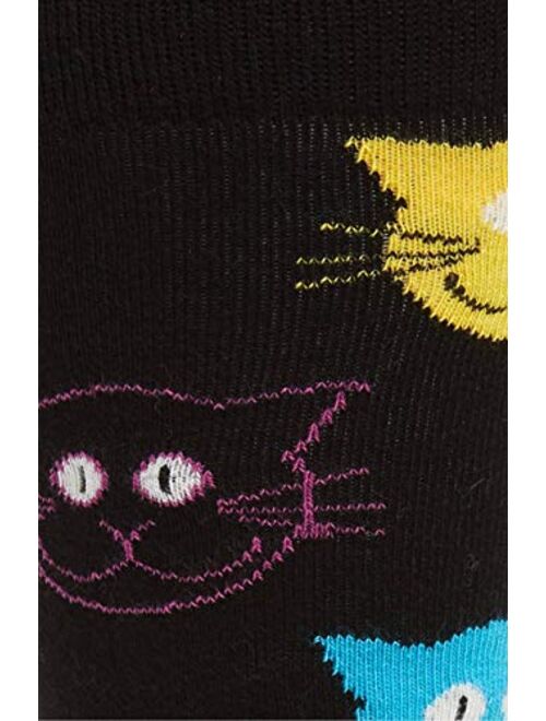 Happy Socks Unisex Cat Lover Crew Socks (One Pair)