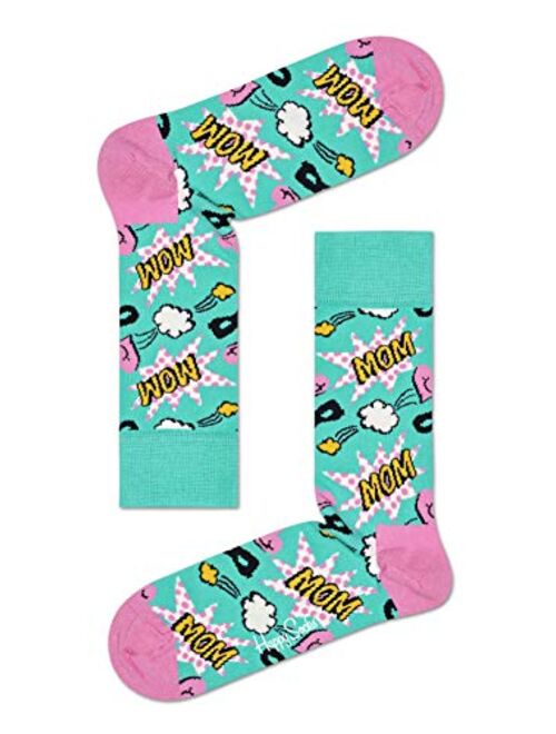 Happy Socks Men's Super Mom Sock