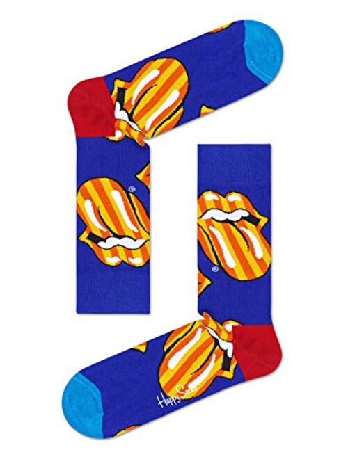 Happy Socks x Rolling Stones Unisex Tumbling Stripes Sock
