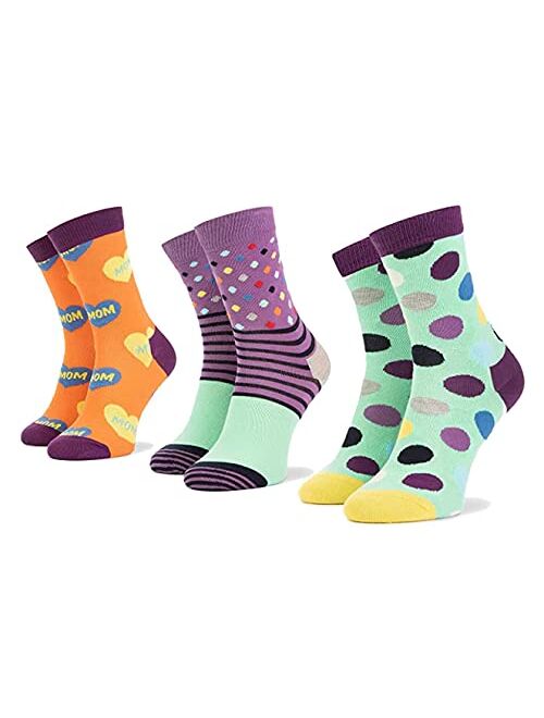 Happy Socks I love you Mom Mother's Day Gift Box - 3 Pairs