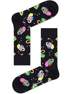 Unisex Clean Elephants Colorful Printed Sock