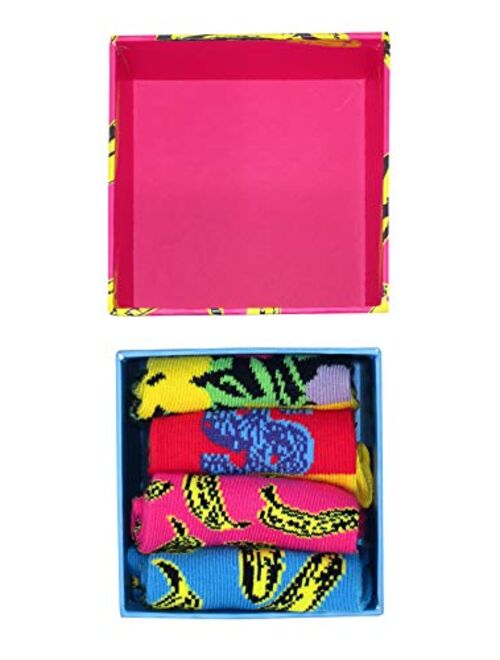 Happy Socks x Andy Warhol Kids Socks Gift Box Set (4 Pairs)