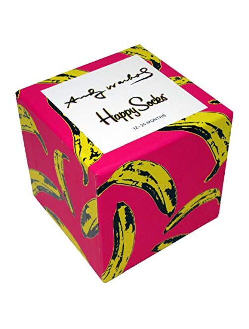 Happy Socks x Andy Warhol Kids Socks Gift Box Set (4 Pairs)