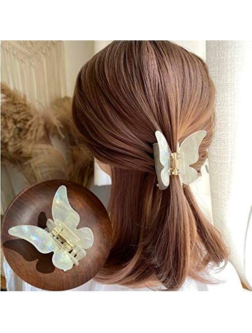 Butterfly Hair Clips Sinide Beautiful Mini Butterfly Hair Claw Clips Small Hair Accessories for Girls and Women