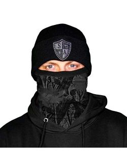 S A SA Frost Tech Thermal Fleece Face Shield - Winter Face Mask for Men or Women