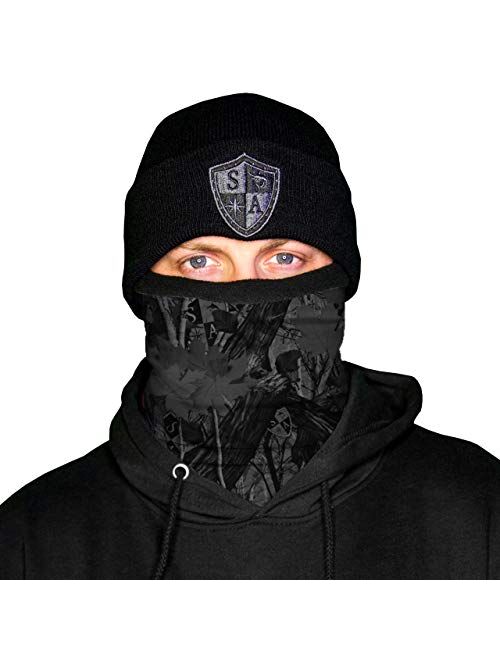 S A Store S A SA Frost Tech Thermal Fleece Face Shield - Winter Face Mask for Men or Women