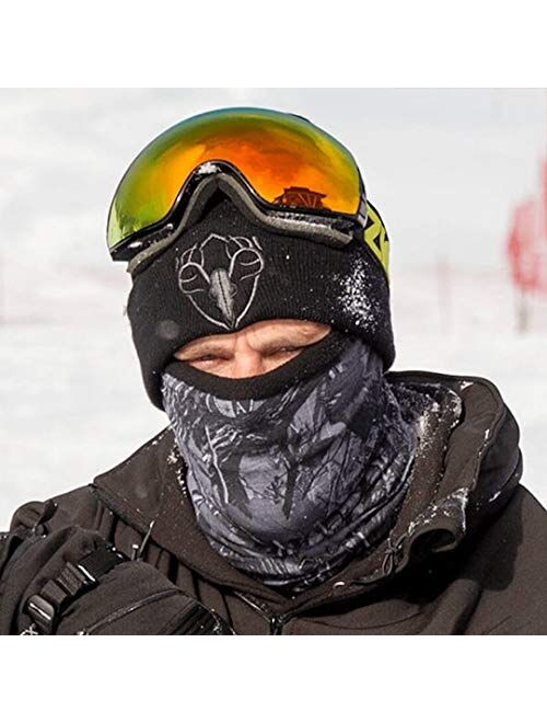 S A Store S A SA Frost Tech Thermal Fleece Face Shield - Winter Face Mask for Men or Women