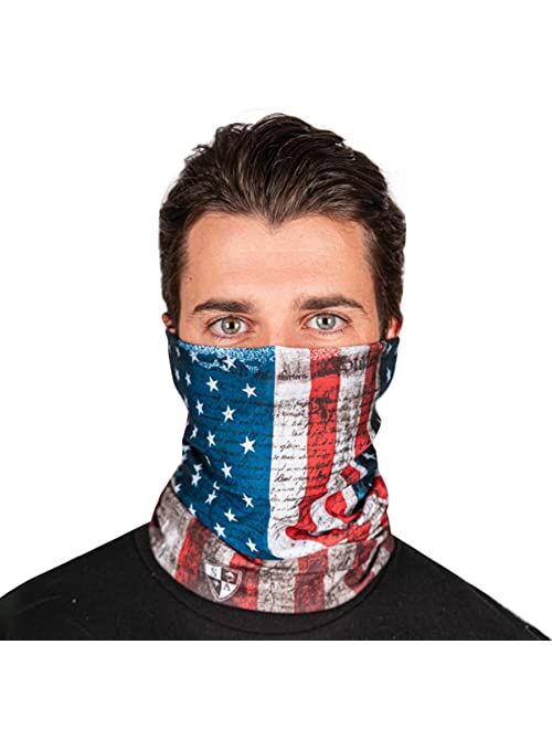 S A Store S A - 1 UV Face Shield - Multipurpose Neck Gaiter, Balaclava, Elastic Face Mask for Men and Women