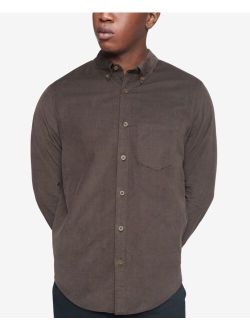 Men's Corduroy Patch Pocket Button-Down Shirt