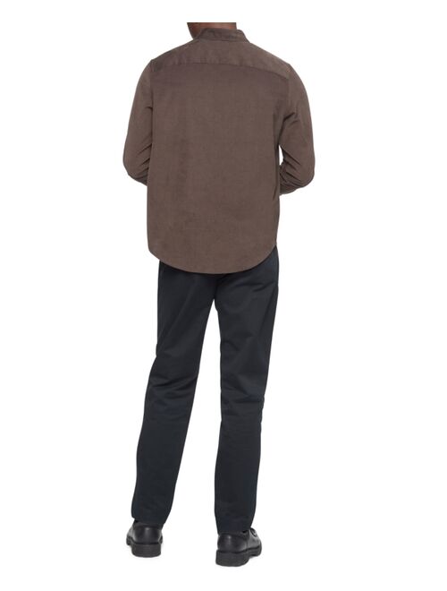 Calvin Klein Men's Corduroy Patch Pocket Button-Down Shirt