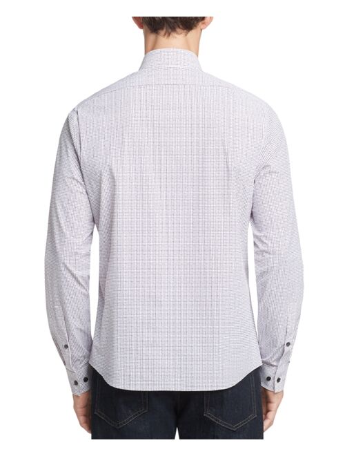 Calvin Klein Men's Slim-Fit Performance Knit Dress Shirt