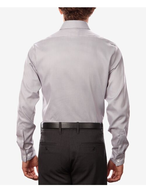 Calvin Klein Men's STEEL Slim-Fit Non-Iron Stretch Performance Dress Shirt