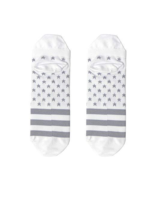 S A Store S A American Flag Ankle Socks for Men & Women - Quick Drying Performance Fiber Blend with Reinforced Toe Heel