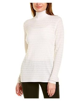St. John Micro Lace Top