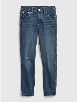 Kids High Rise Pencil Slim Skinny Ankle Jeans with Washwell™