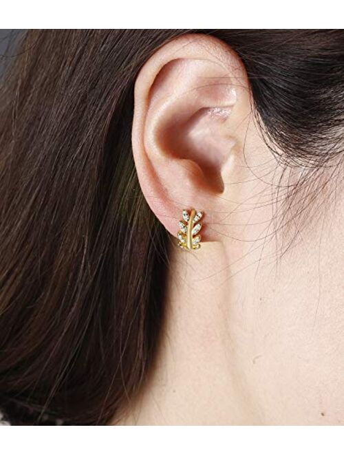 Tamhoo 12 Pairs Gold/Silver Small/Big Hoop Earrings Pack Set for Women - Wholesale 8mm Hoop Earrings for Teen Girls (12 pairs)