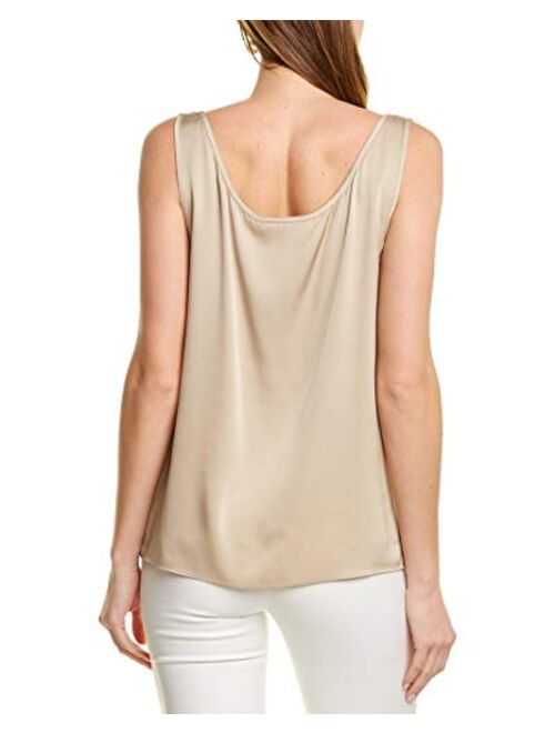 St. John Collection St. John Stretch Silk-Blend Top