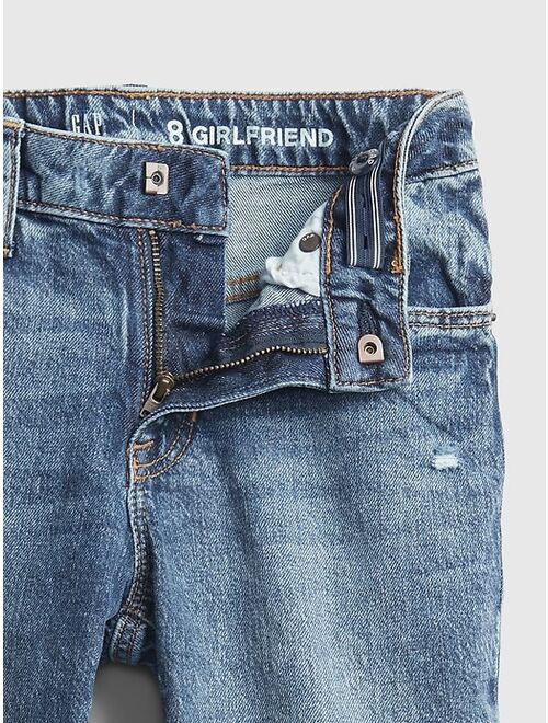 GAP Kids Distressed Girlfriend Jeans with Washwell™
