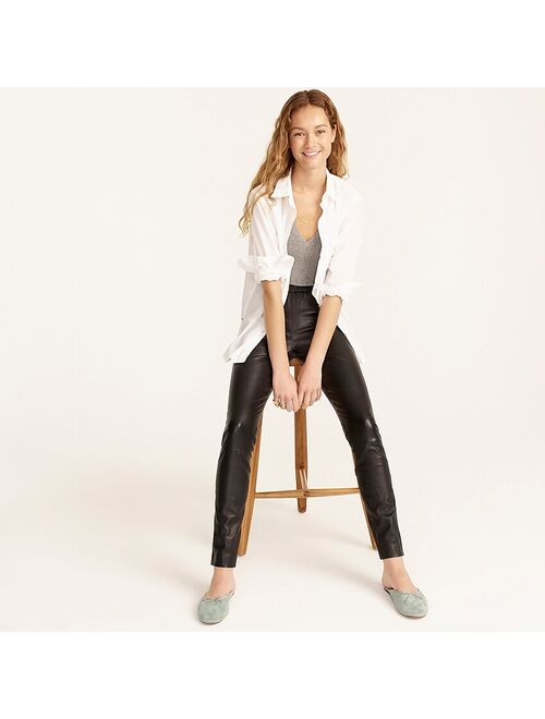 J.Crew Collection leather leggings