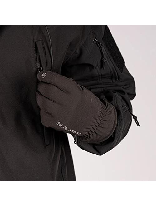 S A Store S A SA Kids Winter Gloves with Fleece Lining for Boys & Girls, Full Finger Touch Screen Warm Thermal Glove, Water Resistant