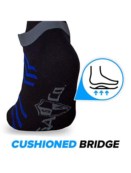 S A Store S A Axis Ankle Socks for Men & Women - Quick Drying Performance Fiber Blend with Reinforced Toe & Heel