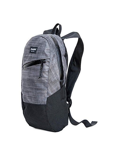 Flowfold Optimist Backpack Ultra Lightweight Minimalist Daypack, Small Backpack, 10L Backpack (Heather Grey)