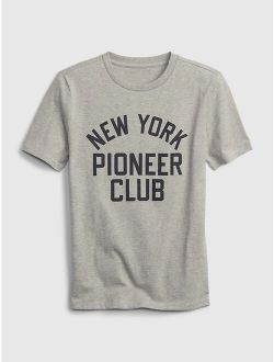 GapKids | New York Pioneer Club 100% Organic Cotton Graphic T-Shirt