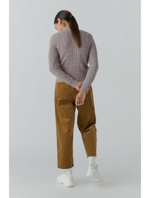 Urban Renewal Recycled Bleach Wash Cable Knit Sweater