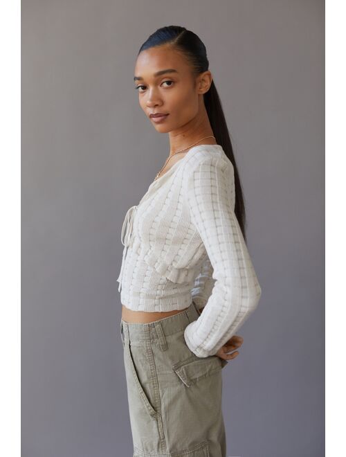 Urban outfitters UO Mimi Tied Cardigan