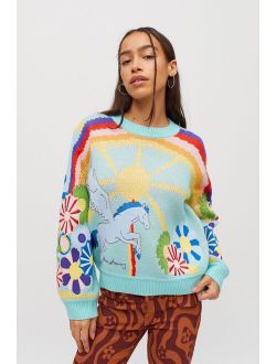 House Of Sunny Technicolor Sweater