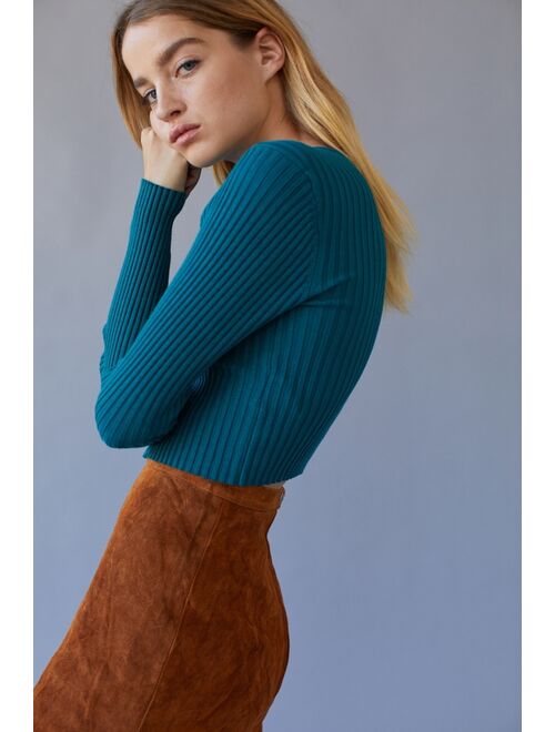 Urban outfitters UO Peyton Fitted Cropped Cardigan