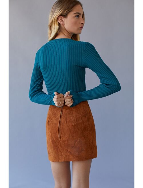 Urban outfitters UO Peyton Fitted Cropped Cardigan