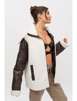 Unreal Fur Symbiosis Faux Leather Jacket