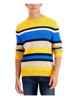 Regular-Fit Colorblocked Stripe Sweater, Created for Macy's
