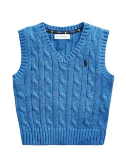 Boys Cable-Knit Sweater Vest