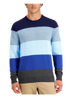 Men's Striped Lightweight Sweater, Created for Macy's