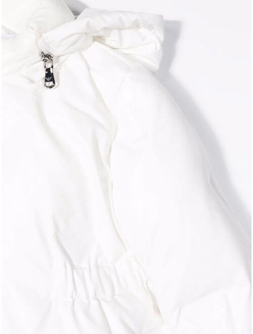 Emporio Armani cotton hooded raincoat