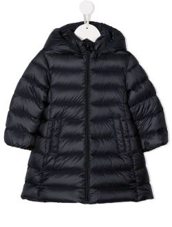Enfant feather down hooded jacket