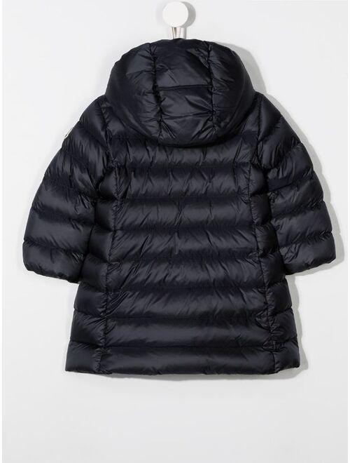 Moncler Enfant feather down hooded jacket