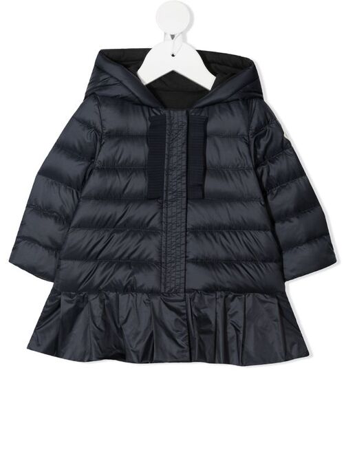 Moncler Enfant zip-up hooded padded jacket