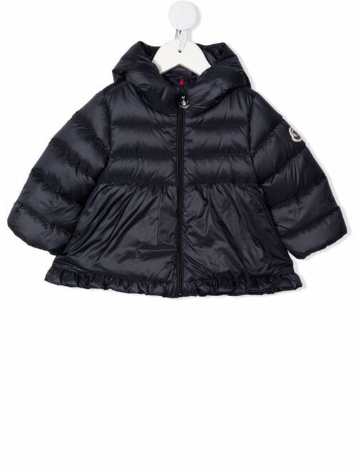 Moncler Enfant padded quilted hooded jacket