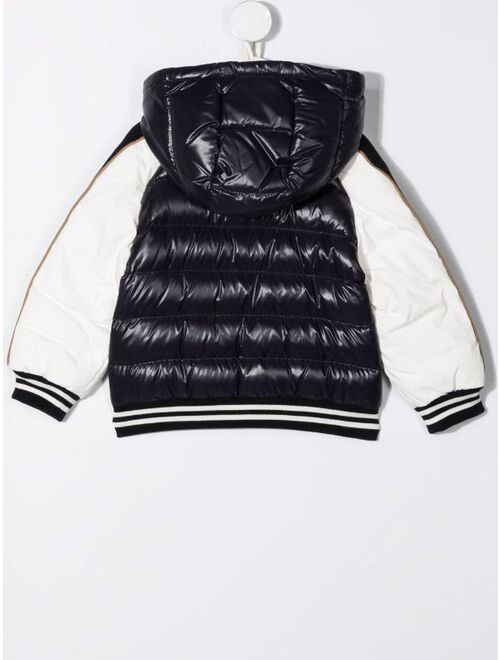 Moncler Enfant hooded puffer jacket