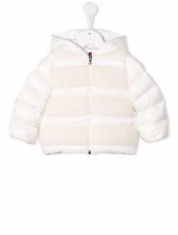 Enfant hooded zip-up padded jacket