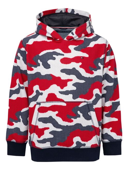 Tommy Hilfiger Little Boys All Over Print Pullover Hoodie