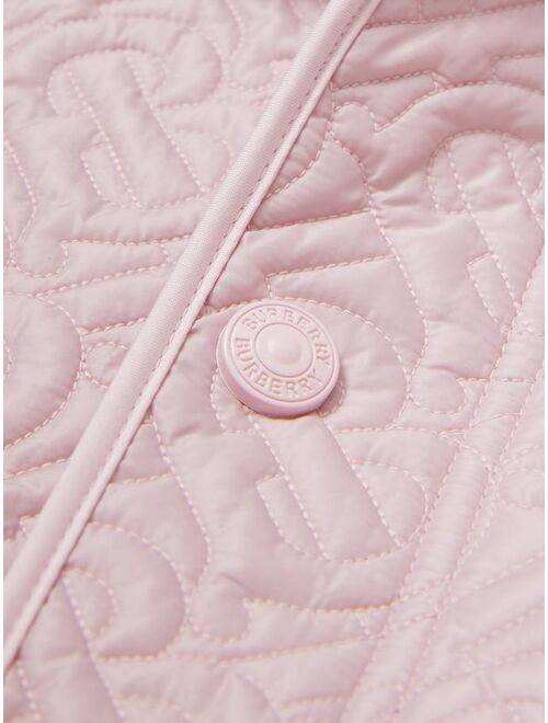Burberry monogram quilted jacket