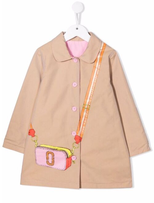 Marc Jacobs reversible purse-print coat